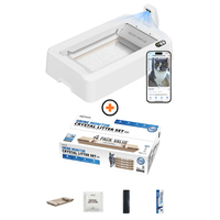 Litiera smart PETKIT T7 Purobot Crystal Duo + Set nisip cristalin cu detectare pH PETKIT Urine Monitor Crystal Litter Set 4 Pack - 9