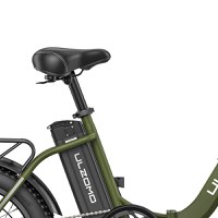 Resigilat - Bicicleta electrica pliabila Ulzomo Dolphin 20 E-bike, 350W, 36V 13Ah, autonomie 89km, viteza maxima 25km/h, Green - 4