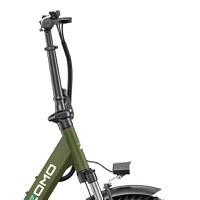 Resigilat - Bicicleta electrica pliabila Ulzomo Dolphin 20 E-bike, 350W, 36V 13Ah, autonomie 89km, viteza maxima 25km/h, Green - 5