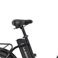 Resigilat - Bicicleta electrica pliabila ULZOMO E-bike Dolphin 20, 250W, 36V 13Ah, autonomie 89km, viteza 25km/h, Black, 20'' - 4