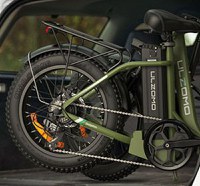 Resigilat - Bicicleta electrica pliabila ULZOMO E-bike Dolphin 20, 250W, 36V 13Ah, autonomie 89km, viteza 25km/h, Black, 20'' - 7