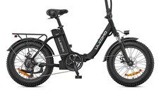 Resigilat - Bicicleta electrica pliabila ULZOMO E-bike Dolphin 20, 250W, 36V 13Ah, autonomie 89km, viteza 25km/h, Black, 20''