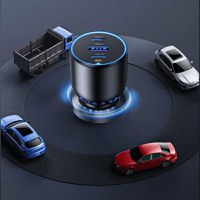 Resigilat - Incarcator auto UGREEN 130W 3-Port Fast Car Charger EC705, 1 x USB A, 2 x USB C, Gri - 3