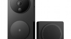 RESIGILAT-Sonerie inteligenta cu camera video AQARA Smart Video Doorbell G4, wireless, cu receptor