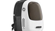 Rucsac cu hublou PETKIT Cat Travel Bag 2, Ventilare, Sistem iluminare, White
