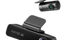 Set 2 Camere auto 70mai Dash Cam 4K M800 si camera luneta 70mai RC14, inregistrare Dual Channel, GPS, HDR, ADAS