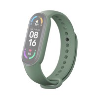 Set 3 curele Bratara fitness Xiaomi Mi Smart Band 6 - Ivory, Verde Maslin, Galben - 3