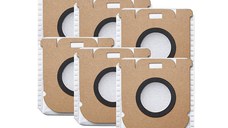 Set 6 saci de unica folosinta pentru colectarea prafului de 2.5L compatibili cu aspiratorul vertical Dreame Z10 Station