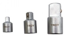 Adaptoare pentru chei tubulare Troy 26136, 3 piese