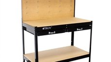 Banc de lucru cu panou perforat si sertare Troy 90014, 100 Kg