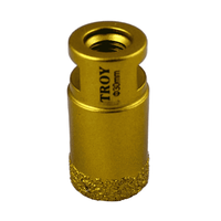 Carota diamantata pentru polizor unghiular Troy 27450-30mm, O30 mm - 1