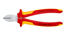Cleste Knipex 70 06 180 cu taiere diagonala, 180 mm, maner izolat