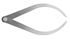 Compas de exterior Kirschen 8606300, 300 mm