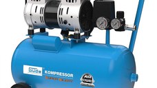 Compresor cu 2 pistoane Airpower 150 8 24 SILENT Gude 50136, 750 W, 24 L, 8 bari