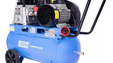 Compresor cu ulei cu doi cilindri 580 10 50 Gude 50018, 2200 W, 50 L, 10 bari