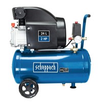 Compresor cu ulei cu un cilindru HC26 Scheppach 5906135901, 1500 W, 24 L, 8 bari - 1