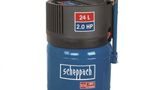 Compresor fara ulei HC24V Scheppach 5906117901, 1500 W, 24 l, 10 bari