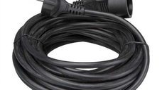 Cordon prelungitor cu fisa si priza Perel EC10B, 10 m