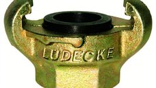Cupla rapida cu gheare si filet interior Ludecke KIG10, 1  , O25 mm