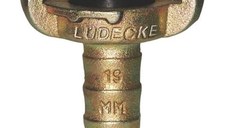 Cupla rapida cu gheare si stut pentru furtun Ludecke SKG19, 3 4 , O19 mm
