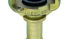 Cupla rapida Ludecke SKSS13 cu gheare si stut pentru furtun, 1/2 inch, O13 mm