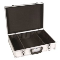 Cutie de scule din aluminiu Perel 1819, 42.5 x 30.5 x 12.5 cm - 1