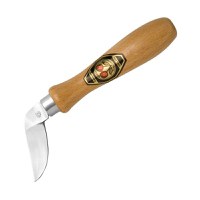 Cutit cu lama indoita pentru sculptura in lemn Kirschen 3360000, 140 mm - 1