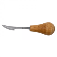 Cutit de sculptura universal cu maner modelat pentru palma BeaverCraft C17P, 160 mm - 1