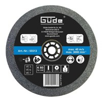 Disc abraziv pentru polizor de banc Gude 55513, O200x25x32 mm, granulatie K80 - 1