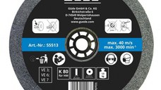 Disc abraziv pentru polizor de banc Gude 55513, O200x25x32 mm, granulatie K80