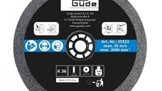 Disc abraziv pentru polizor de banc Gude 55523, O125x16x20 mm, granulatie K36