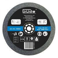 Disc abraziv pentru polizor de banc Gude 55534, O150x20x32 mm, granulatie K36 - 1