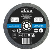 Disc abraziv pentru polizor de banc Gude 55535, O150x20x32 mm, granulatie K60 - 1