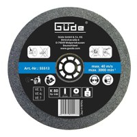 Disc abraziv pentru polizor de banc Guede 55513, O200x25x32 mm, granulatie K80 - 1