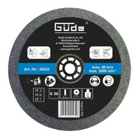 Disc abraziv pentru polizor de banc Guede 55532, O200x25x32 mm, granulatie K36 - 1