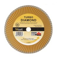 Disc diamantat turbo, taiere beton, ceramica, caramida Wert 2712-180, O180x22.2 mm - 1