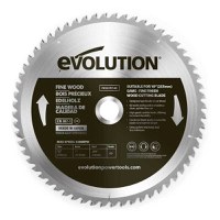 Disc pentru fierastrau circular, taiere lemn Evolution FW255TCT-60, O255x25.4 mm, 60 dinti - 1