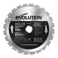 Disc pentru fierastrau circular, taiere lemn Evolution GW185TCT-24, O185 x 20 mm, 24 dinti - 1