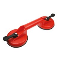 Dispozitiv pentru manipulat sticla cu doua ventuze Toolland HSC2, O115 mm - 1