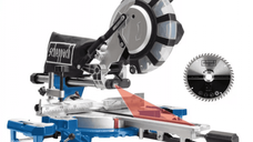 Fierastrau circular de masa culisant cu laser HM 254 SPX Scheppach 5901222901, 2200 W, O254 mm