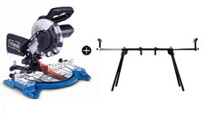 Fierastraul Circular Vertical cu Laser Scheppach HM210L, 1500 W, 210 mm + Stand Troy 90012