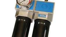 Filtru Regulator Uleitoare Gude 41085, 3/8(N)PT, Presiune 0-10 bari