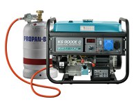 Generator pe gaz benzina   Konner  Sohnen   KS 9000E G - 1