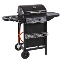 Gratar pe gaz cu arzator lateral si termometru integrat Louisiana Dema 14003, 490x340 mm - 1