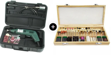Mannesmann 92577 Mini-polizor cu 50 de accesorii si set Wert 6200