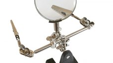 Mannesmann M572 - suport de lipit cu lupa de 60 mm si doua cleme
