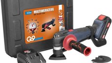 Masina de slefuit multifunctionala cu acumulator si accesorii Gude 58516, 18 V, 2.0 Ah, 20000 rpm