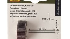 Perie evantai, slefuire lemn, plastic, metal Proxxon 28985, O30 mm, granulatie K120