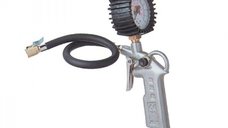 Pistol pentru umflarea anvelopelor cu manometru Gude 2819, 12 bari
