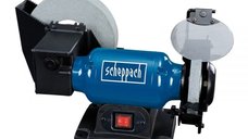 Polizor combinat umed si uscat Scheppach BG200W, 250 W, cu disc de 200 mm